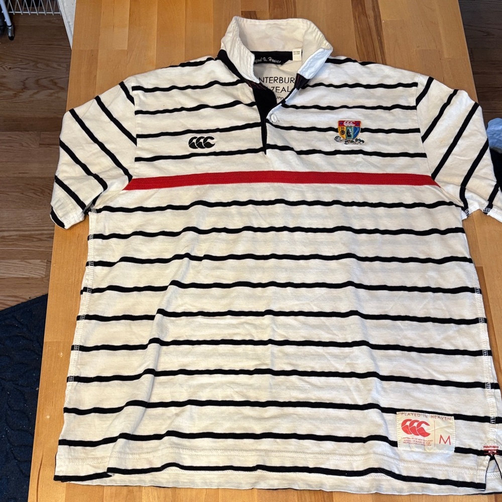 Canterbury of New Zealand short sleeve rugby polo